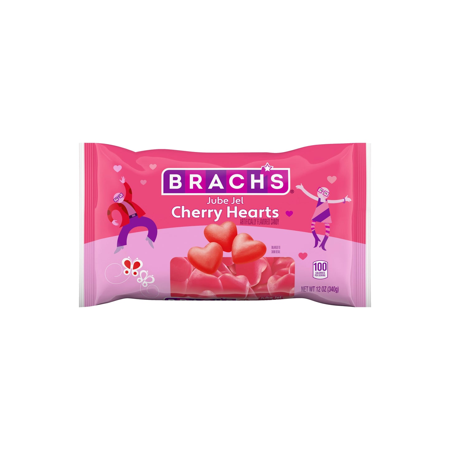 Brach’s Valentine’s Jubel Jel Cherry Hearts (340g) - America