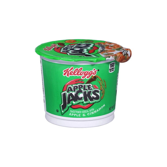 Kellogg’s Apple Jacks Apple & Cinnamon Cereal Cup (42g) - America