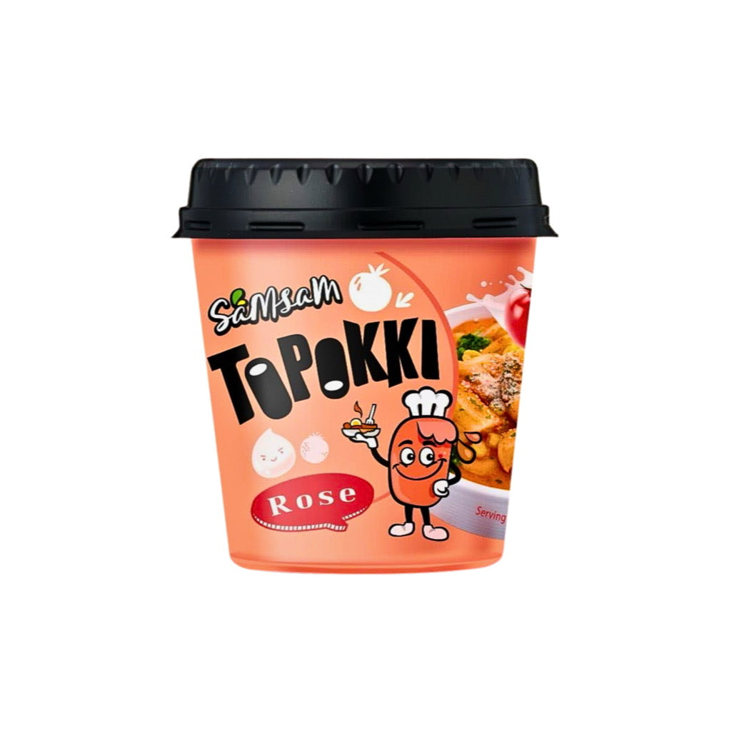 Samsam Topokki Cups Korea Rose Flavour (120g) - Korea