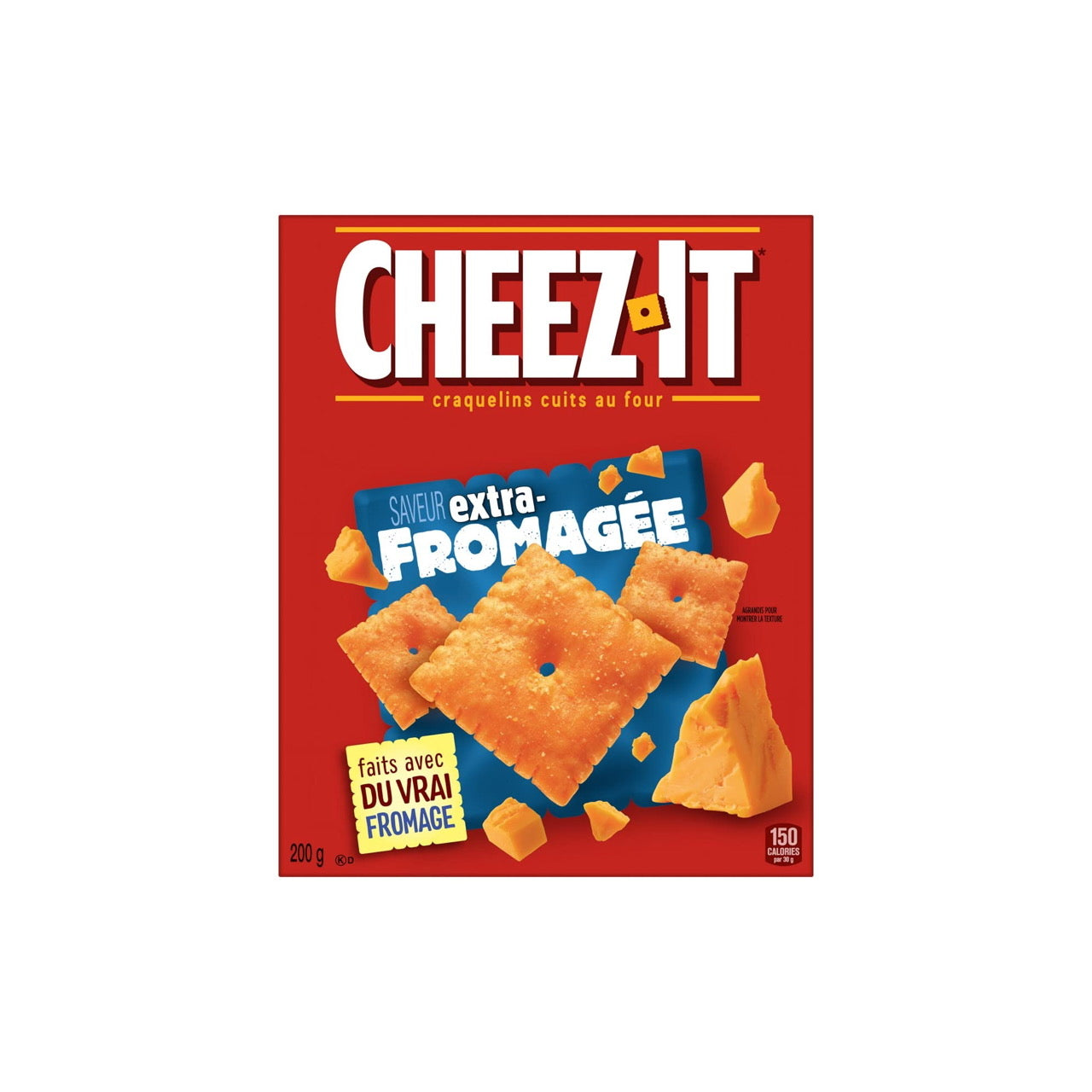 Cheez-It Extra Cheesy Crackers Box (200g) - Canada