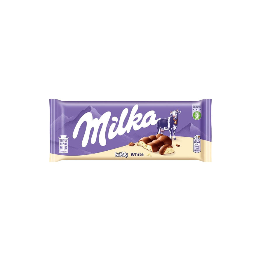 Milka Bubbly White Bar (95g) - Poland