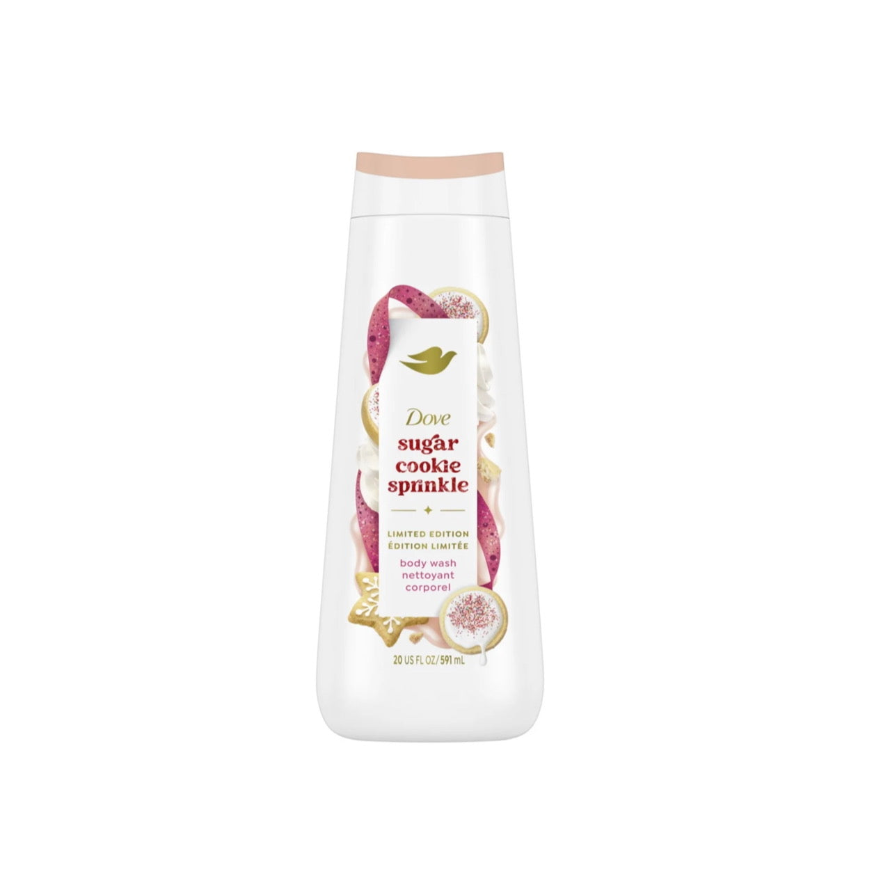 LIMITED EDITION Dove Sugar Cookie Sprinkle Body Wash (591ml) - America