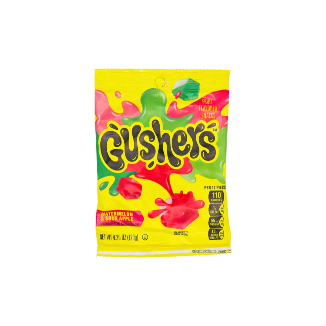 Gushers Watermelon & Sour Apple Peg Bag (120g) - America