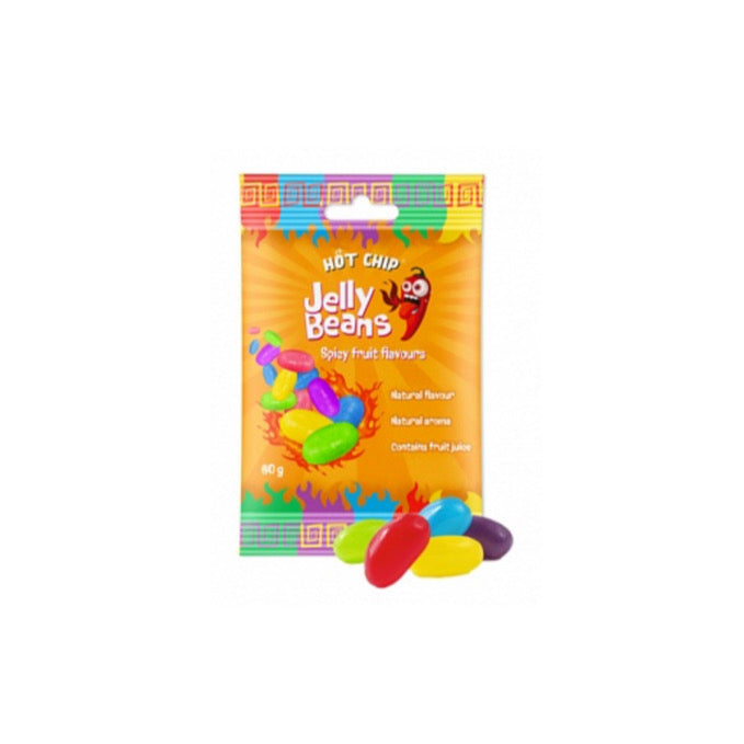 Hot Chip Jelly Beans Spicy Fruit Flavours (60g) - Czechia BEST BEFORE 04/25