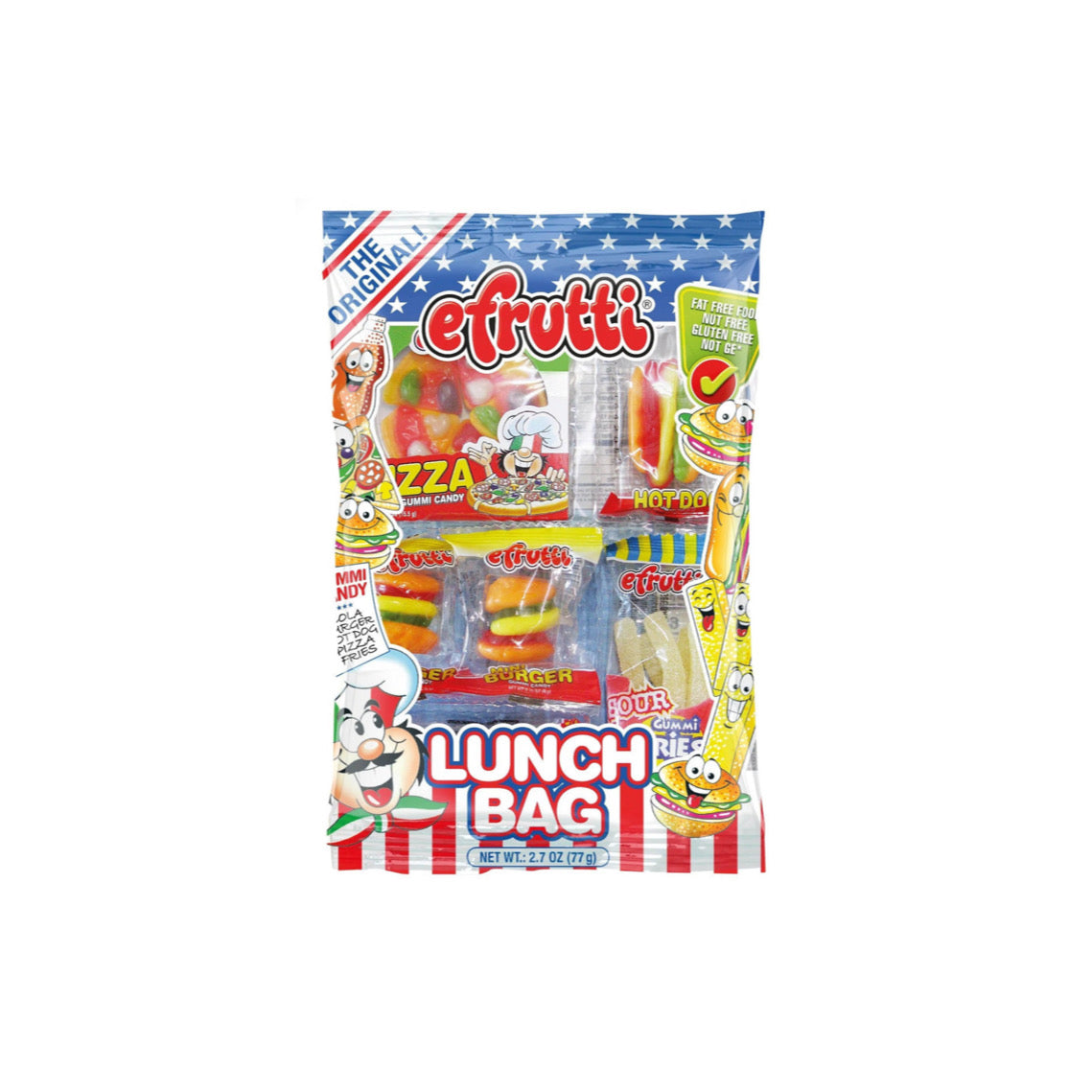 Efrutti Gummi Lunch Bag (77g) - America