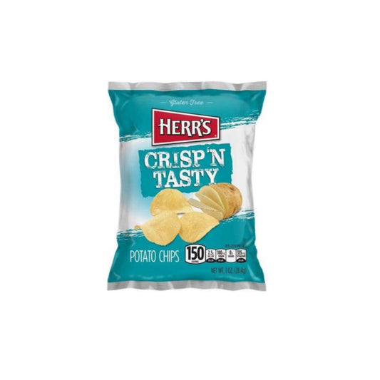 Herr’s Crisp ‘N Tasty Potato Chips Small Bag (28g) - America