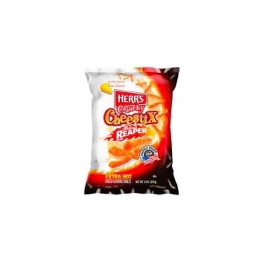 Herr's Carolina Reaper Crunchy Cheestix Large Bag (227g) - America