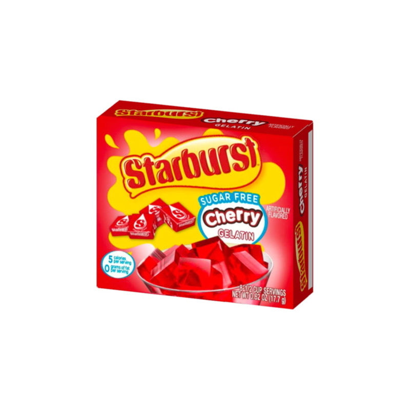 Starburst Cherry Sugar Free Gelatin (18g) - America