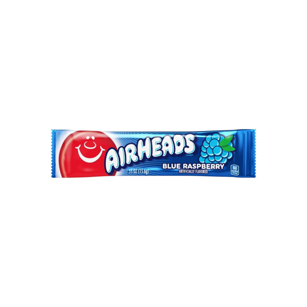 Airheads Blue Raspberry Chewy Candy Bar (16g) - Canada