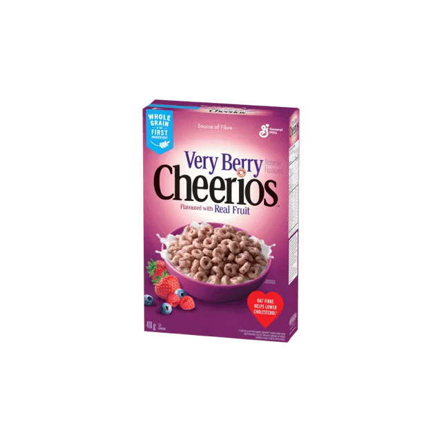 General Mills Cheerios Very Berry Cereal (411g) - Cereal
