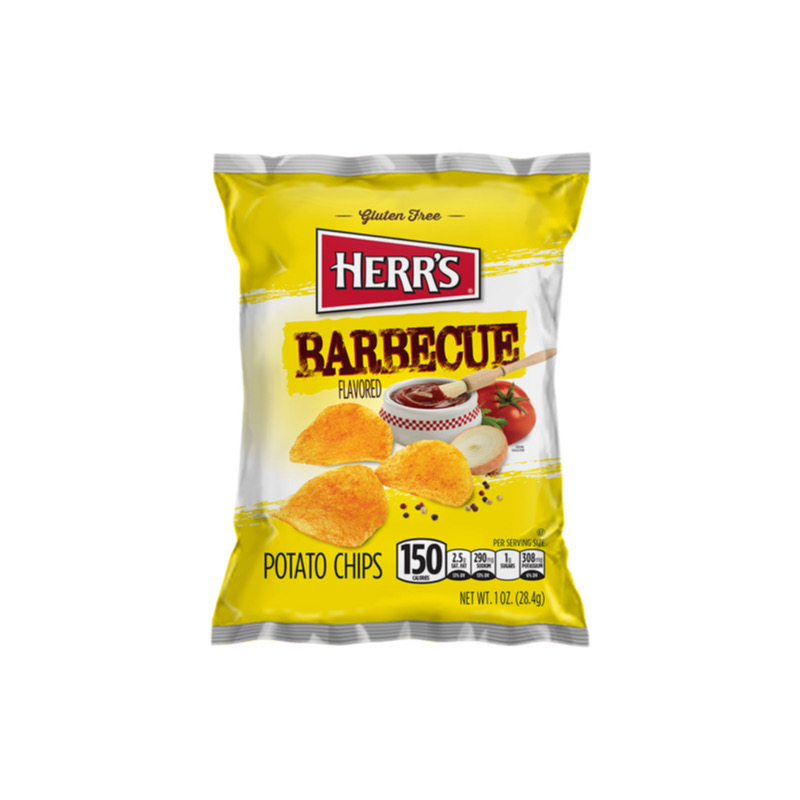 Herr’s Barbecue Potato Chips Small Bag (28g) - America