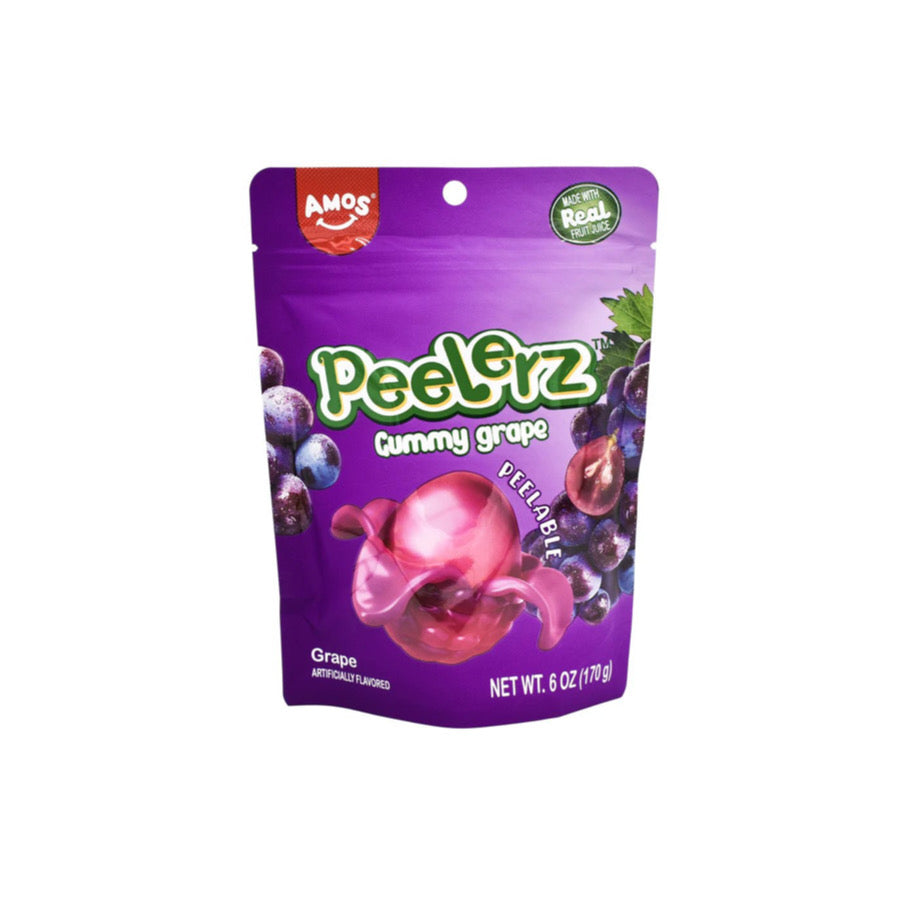 Amos Peelerz Gummy Grape Peg Bag (170g) - America