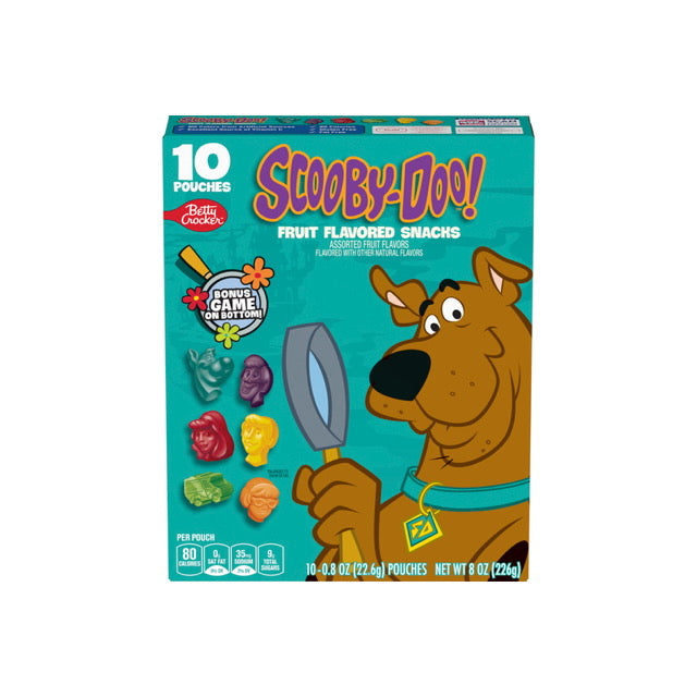 Betty Crocker Scooby-Doo Fruit Snacks 10-Pack (226g) - America