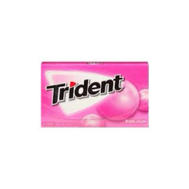Trident Bubblegum Sugar Free Gum 14-Sticks (31g) - America