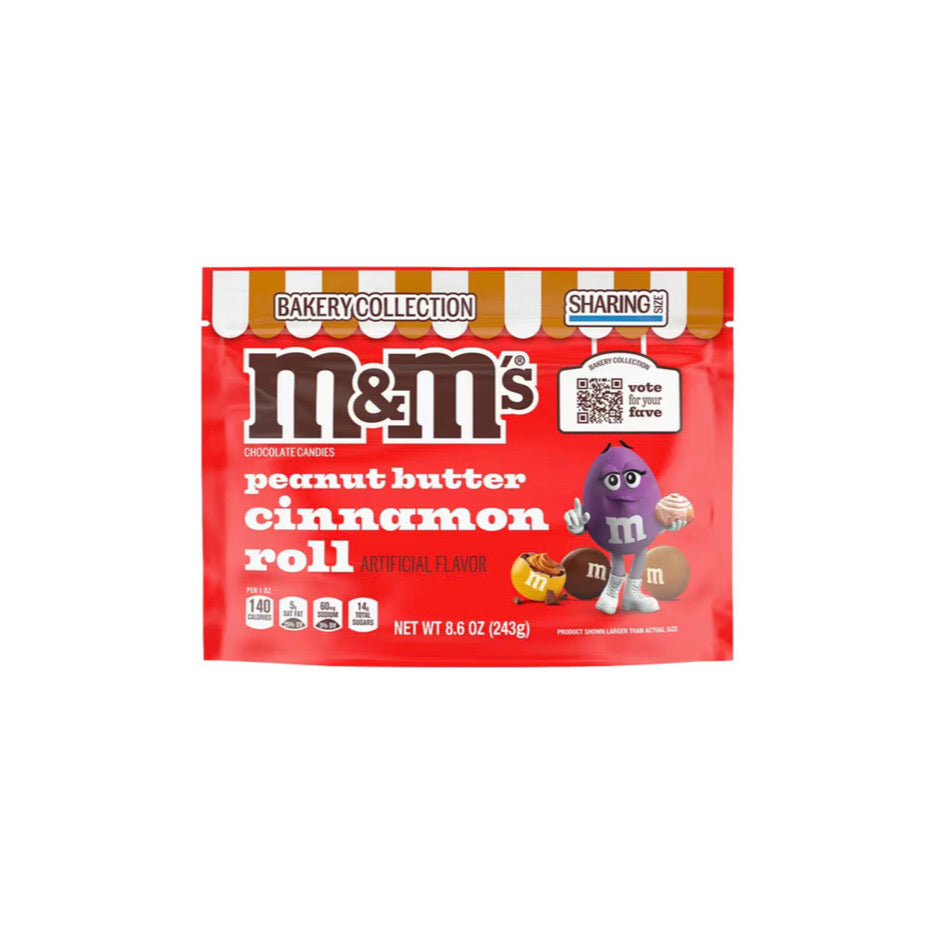 M&M Bakery Collection Peanut Buter Cinnamon Roll (243g) - America