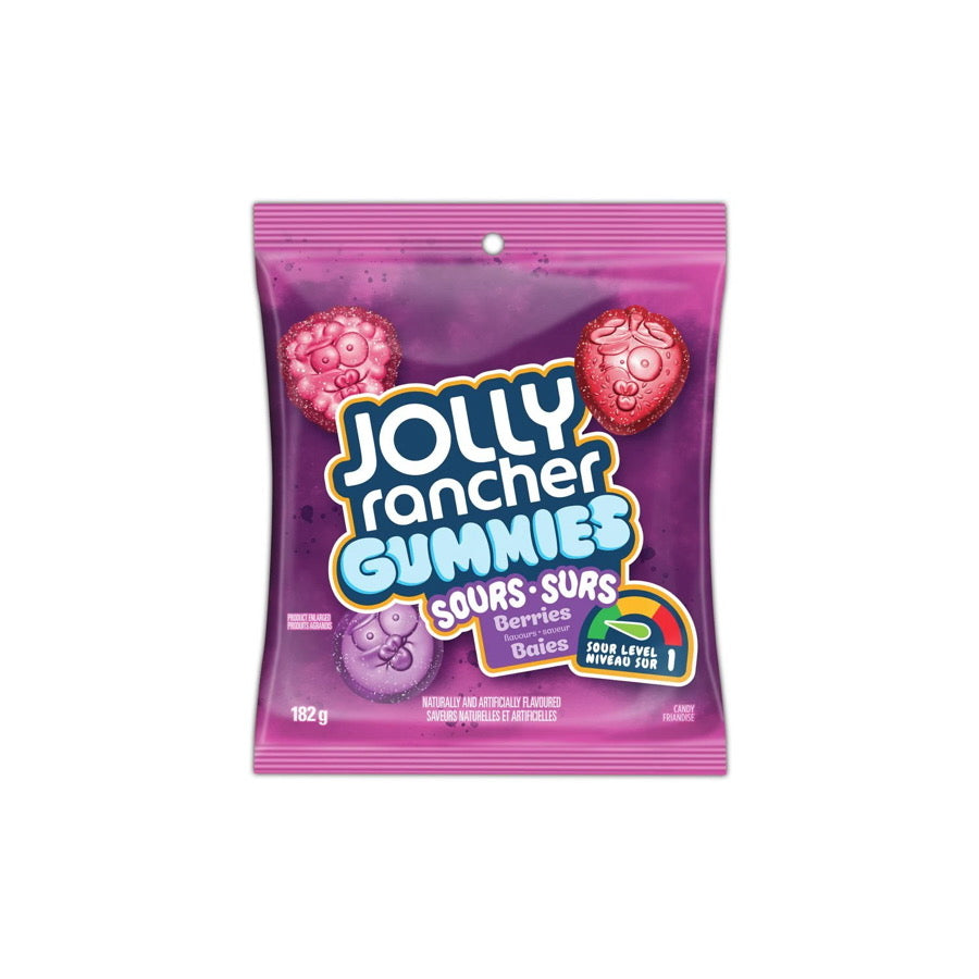 Jolly Rancher Gummies Sours Berries (182g) - Canada