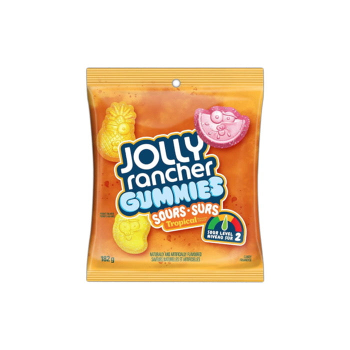 Jolly Rancher Gummies Sours Tropical (182g) - Canada