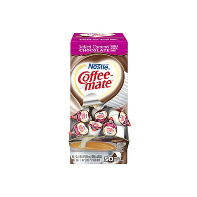 Coffee-Mate Salted Caramel Chocolate Liquid Creamer 50 Pods - America