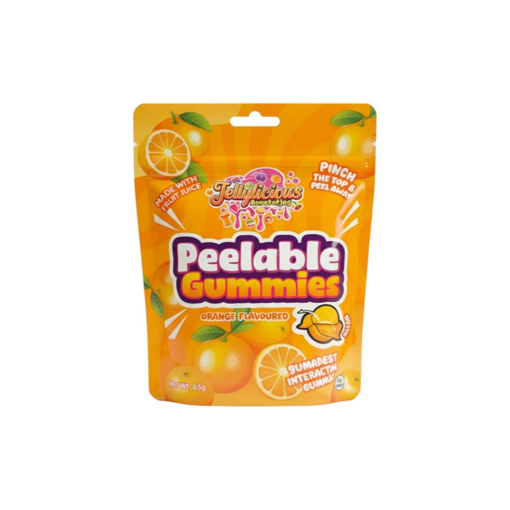Jellylicous Burst Of Joy Peelable Gummies Orange (65g) - China