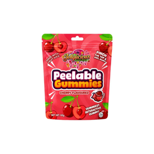 Jellylicous Burst Of Joy Peelable Gummies Cherry (65g) - China
