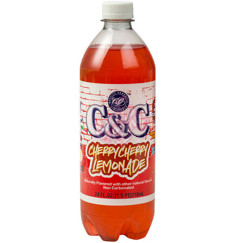C&C Cherry Cherry Lemonade Soda Bottle (710ml) - America