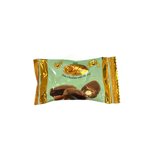 Defale Milk Chocolate Dates With Almond (16g) - Dubai
