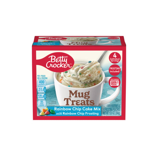 Betty Crocker Mug Treats Rainbow Chip Cake Mix (394g) - America