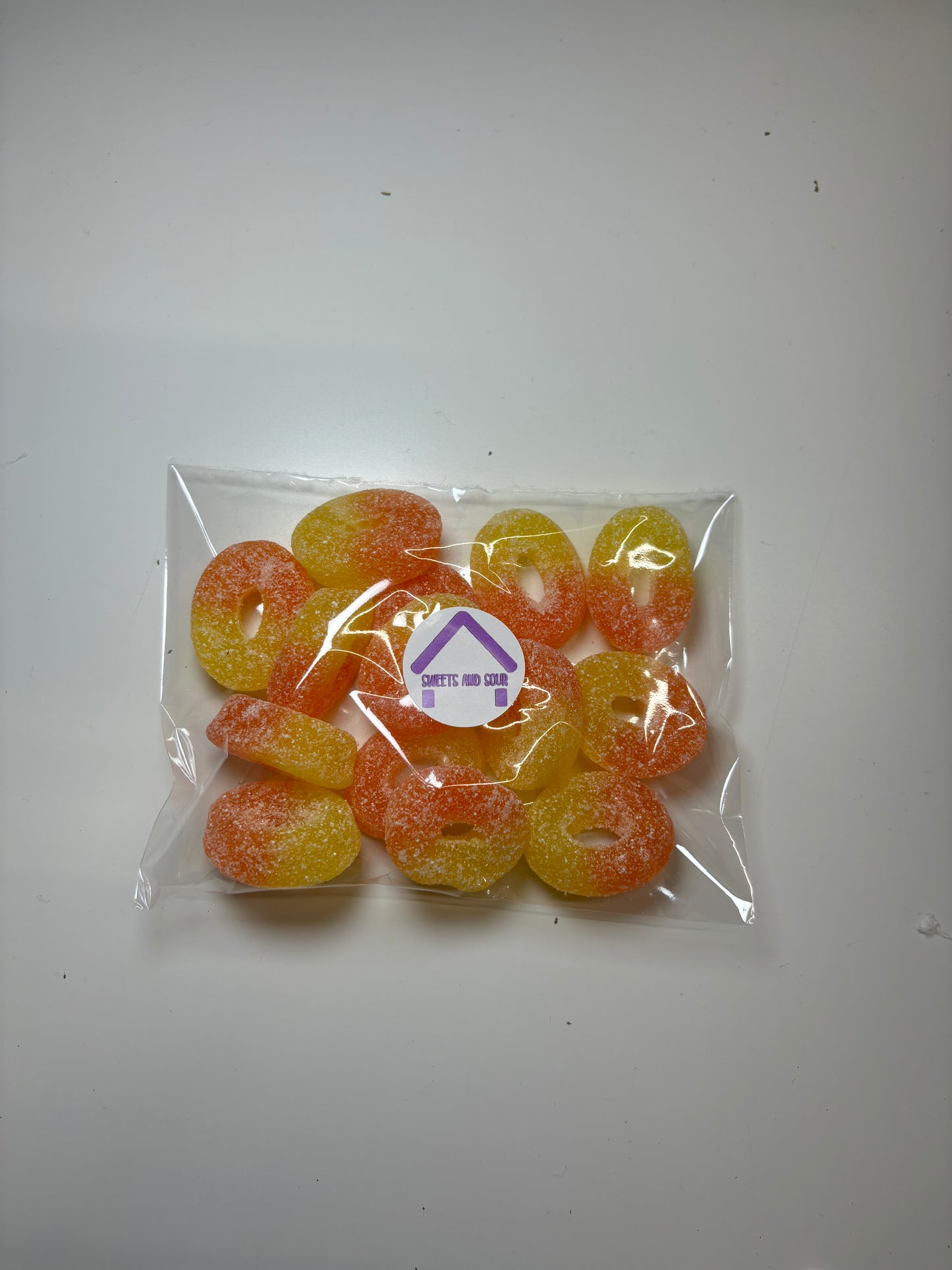 Kingsway Peach Rings (100g) -UK