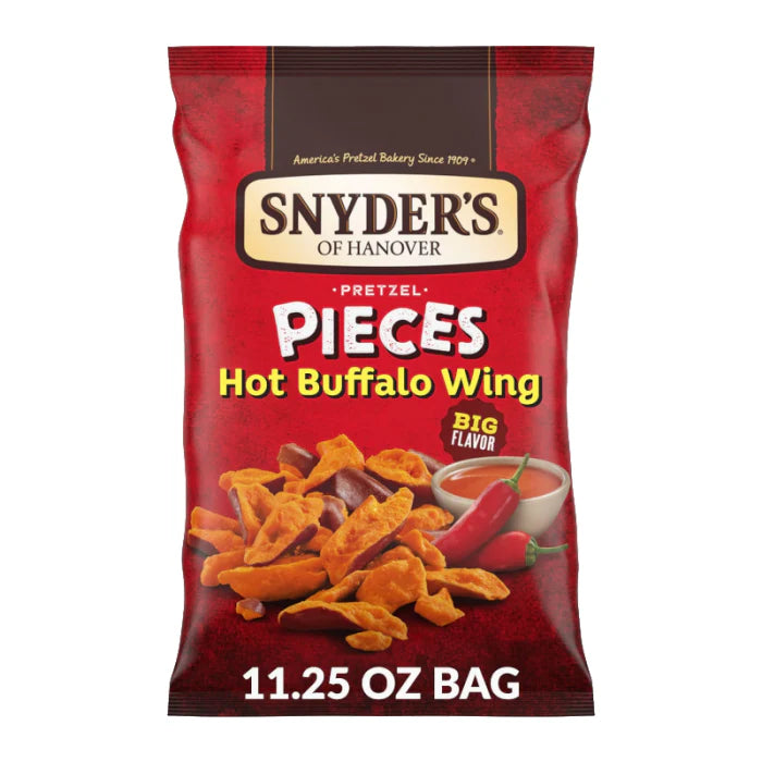 Snyder's Pretzel Pieces Hot Buffalo Wing 11.25oz (318g) - America