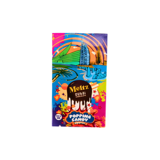 Meltz Dubai Chocolate Popping Candy Knafeh Chocolate Bar (75g) - Dubai
