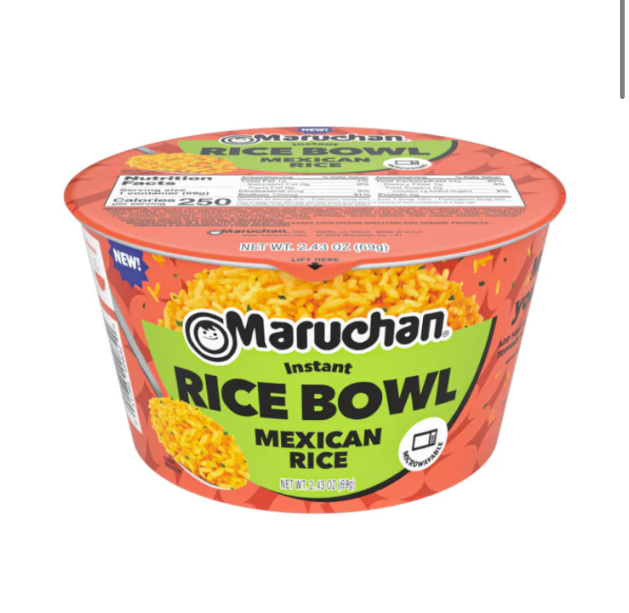 Maruchan Bowl Instant Rice Mexican (114g) - America