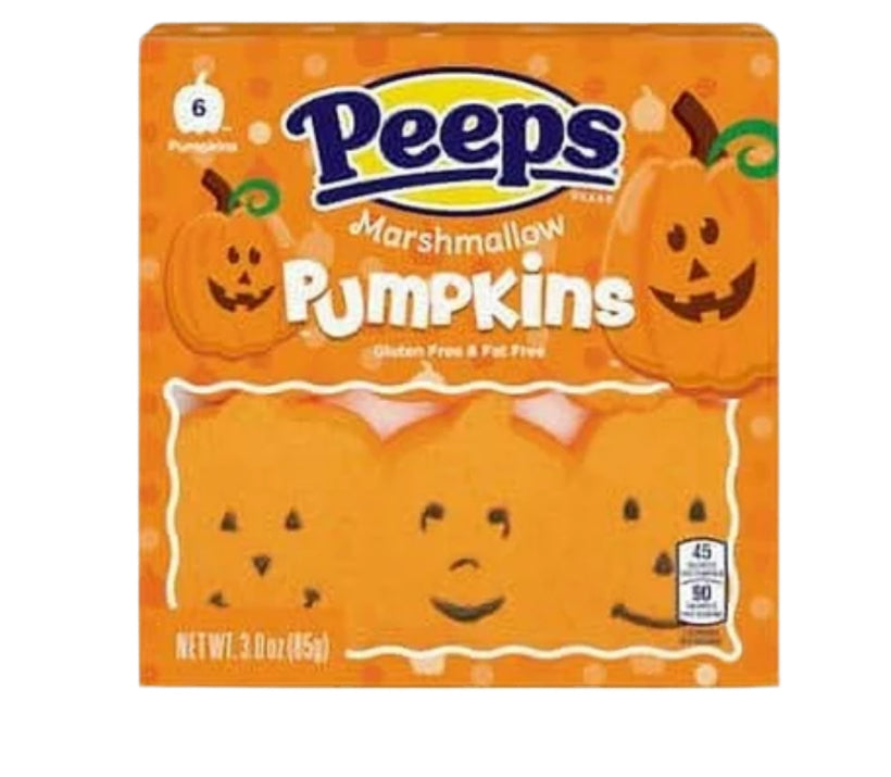 Peeps Halloween Marshmallow Pumpkins 6PK (85g) - America