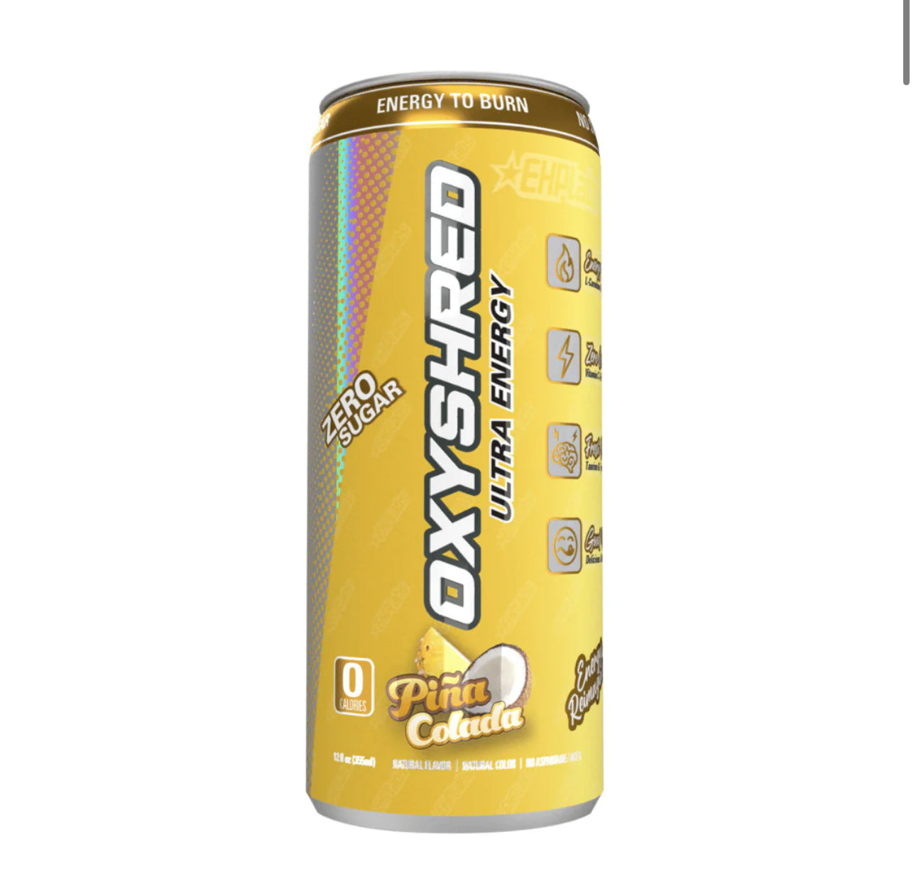 OxyShred Ultra Energy Drink Zero Sugar Pina Colada Flavour (355ml) - America