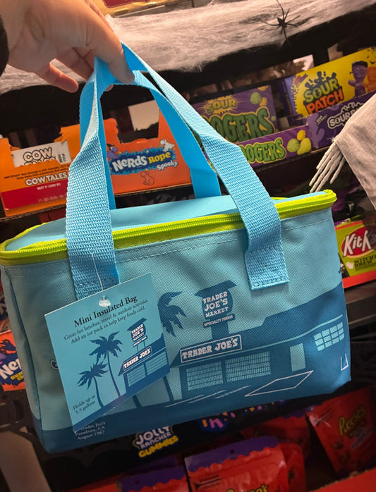 BLUE Trader Joe’s Mini Insulated Lunch Tote Bag - America