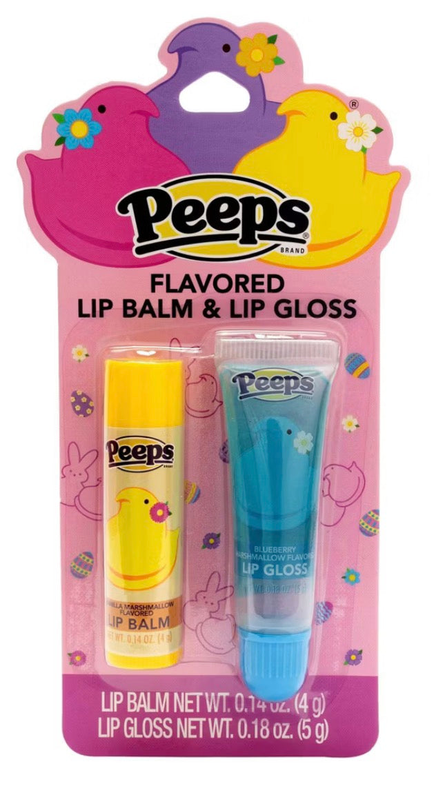 Peeps Chick Lip Balm & Gloss - Blue/Yellow (9g) - America