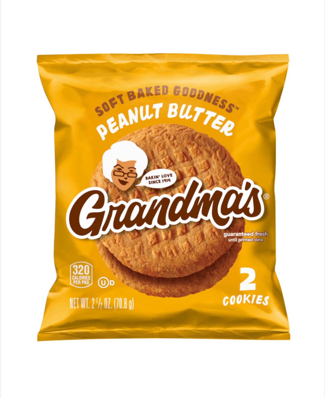 Grandma’s Cookies Peanut Butter (71g) - American