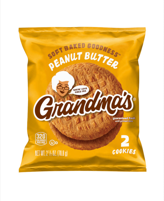 Grandma’s Cookies Peanut Butter (71g) - American