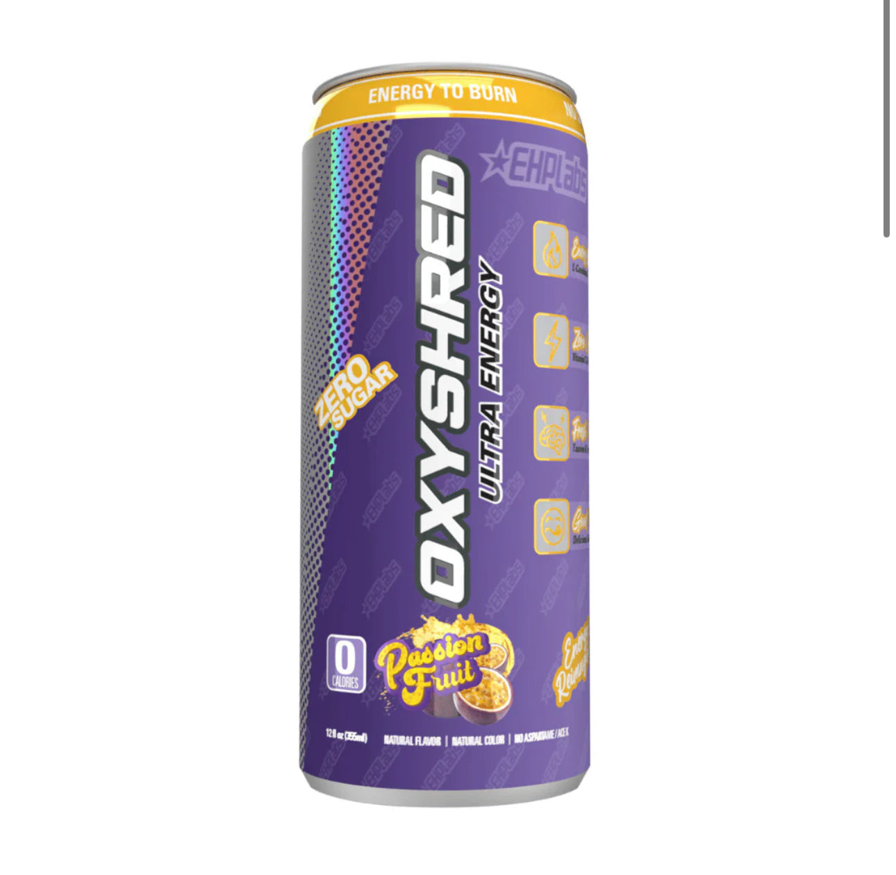 OxyShred Ultra Energy Drink Zero Sugar Passionfruit Flavour (355ml) - America