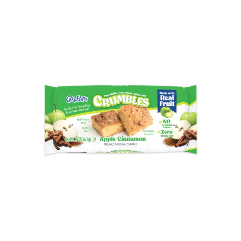 Cake Bites Crumbles Apple Cinnamon Cakes (56g) - America
