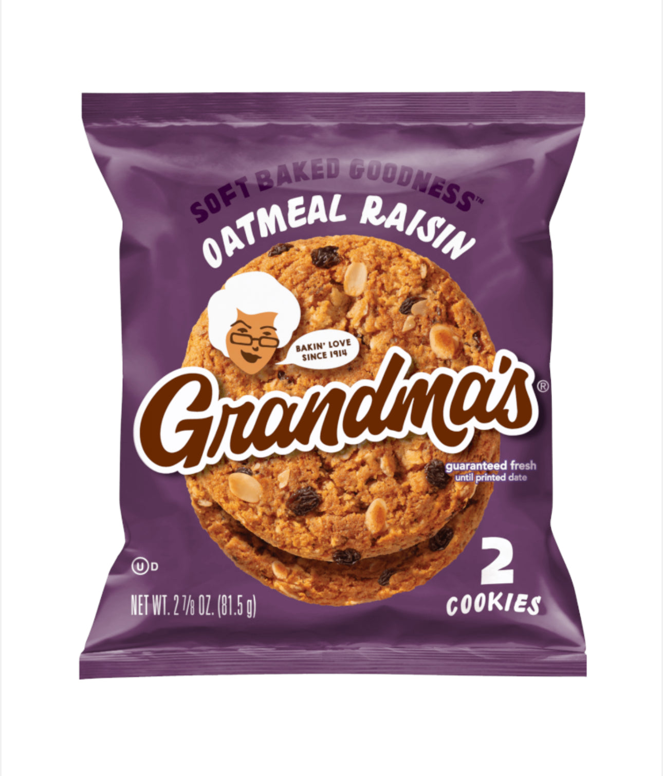 Grandma’s Cookies Oatmeal Raisin (71g)- America