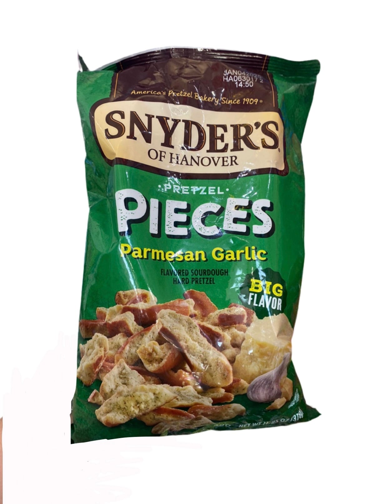 Synders of Hanover Pretzel Pieces Parmesan Garlic (318g) - America