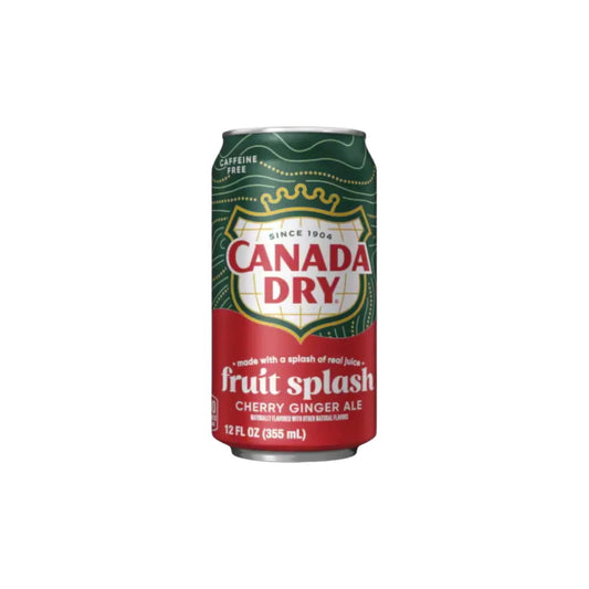 Canada Dry Fruit Splash Cherry Ginger Ale (355ml) - America