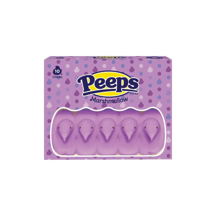 Peeps Easter Lavender Marshmallow Chicks 10-Pack (85g) - America