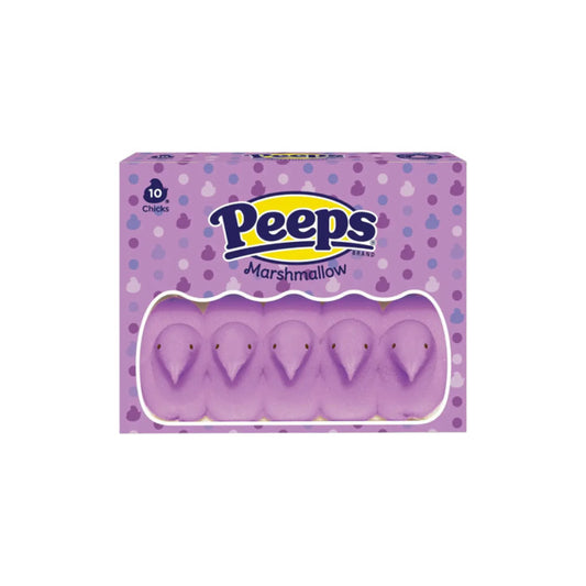 Peeps Easter Lavender Marshmallow Chicks 10-Pack (85g) - America