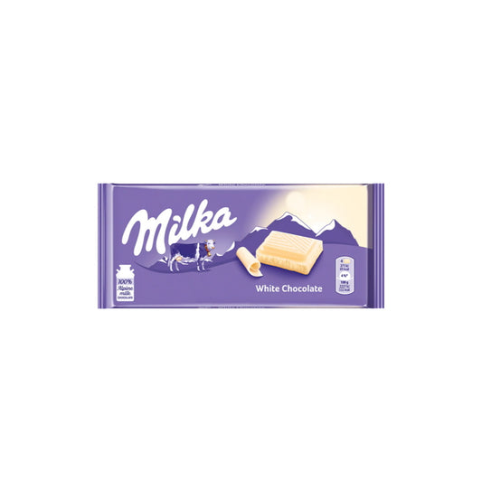 Milka White Chocolate Bar (90g) - Poland