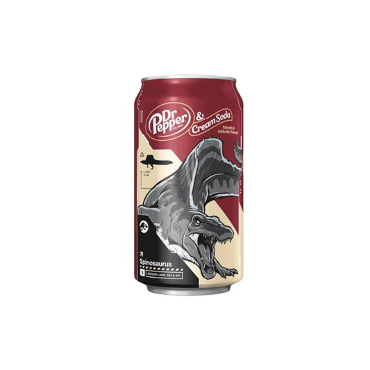 Dr Pepper & Cream Jurassic World Soda Can (355ml) - America