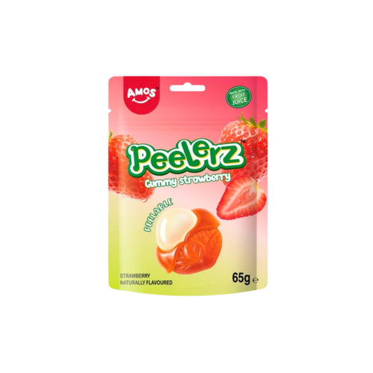 Amos Peelerz Gummy Strawberry Peg Bag (170g) - America