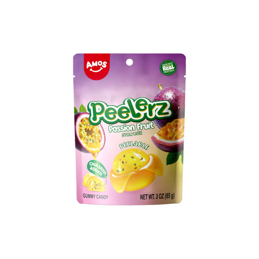 Amos Peelerz Gummy Passion Fruit Peg Bag (170g) - America