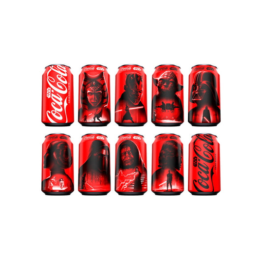 Coca Cola Limited Edition Classic USA Star Wars Soda Can [1X RANDOMLY SELECTED DESIGN] (355ml) - America