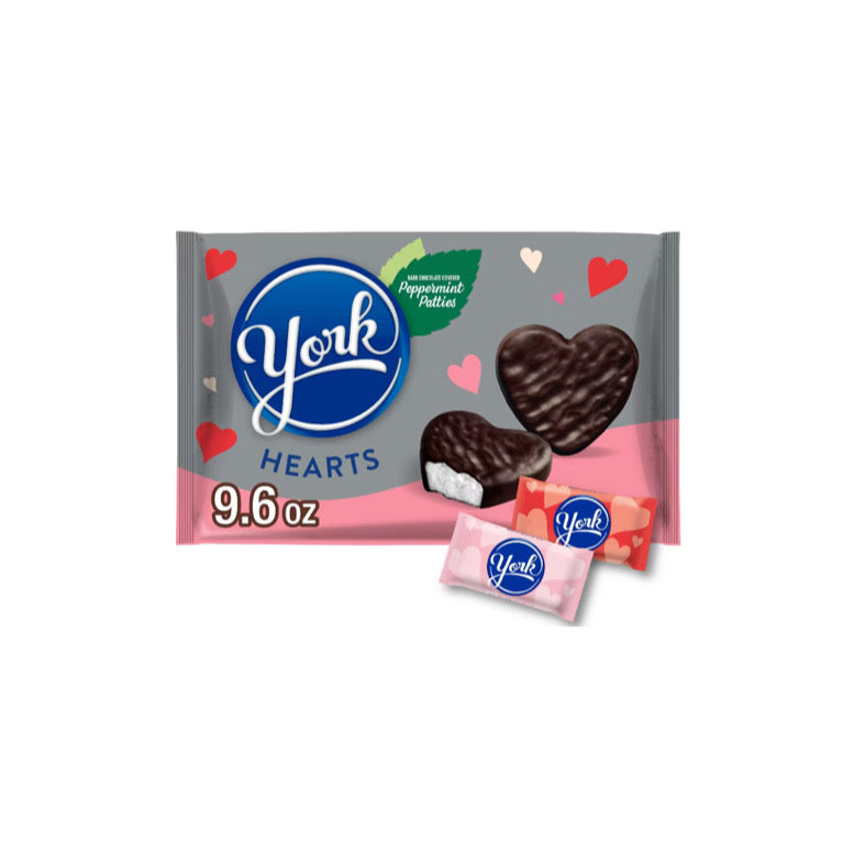 York Patties Peppermint Hearts (272g) - America